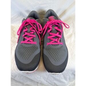 Nike Training Flex TR 6 Women Dark Grey Pink Running Shoes 831217-005